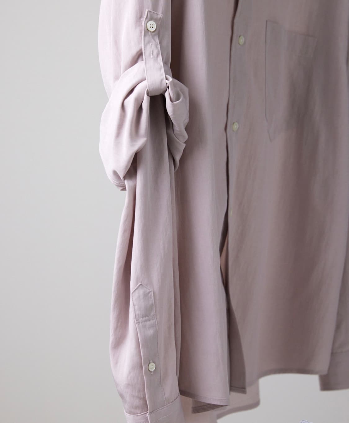 해칭룸 더블 슬리브셔츠 더스티핑크 2 상품이미지3