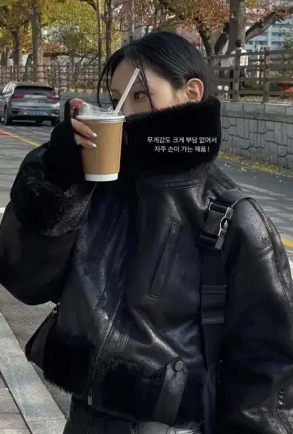 트리밍버드 크랙 볼드 무스탕 상품이미지1