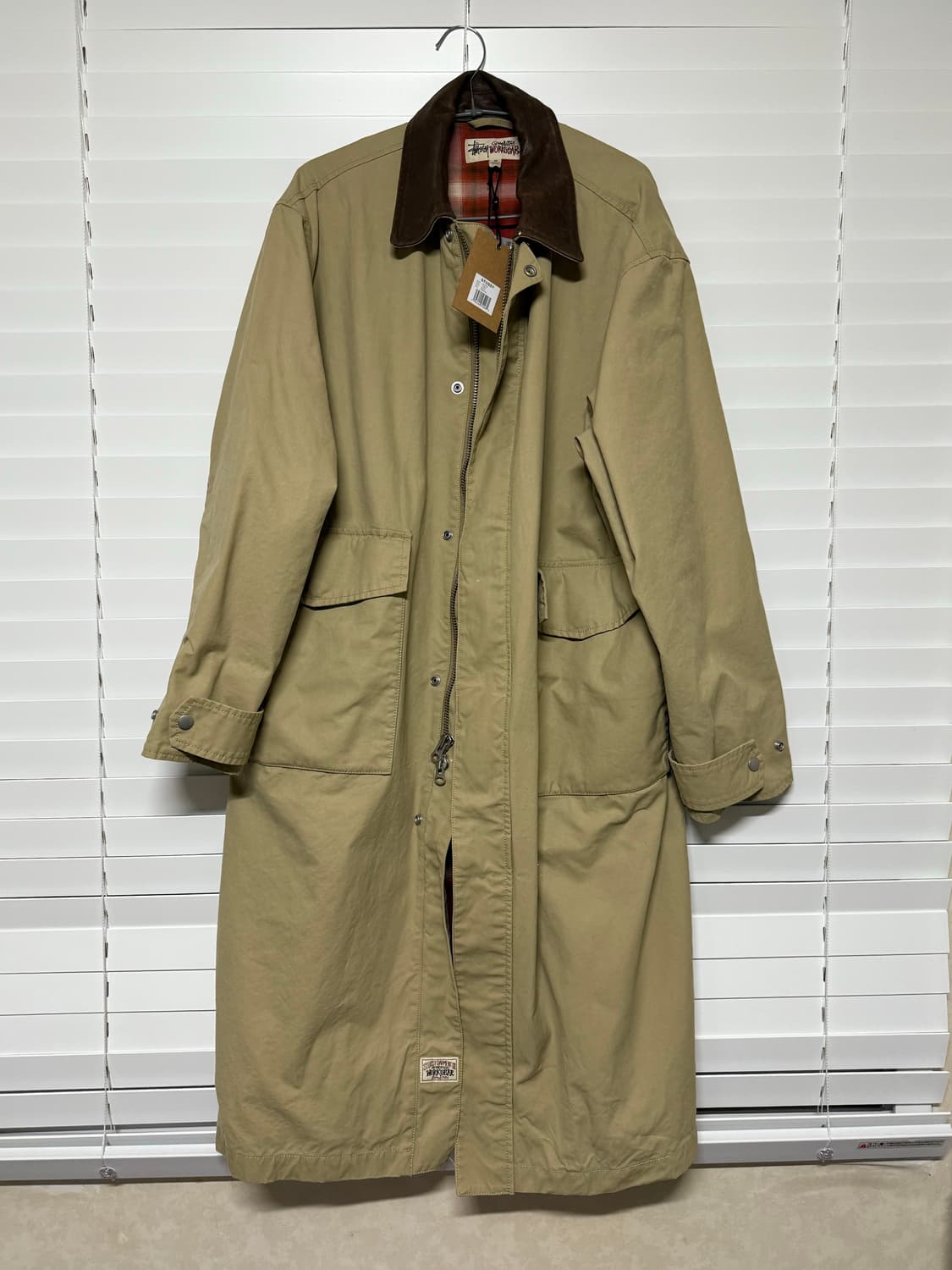 [M] 스투시 더스터 코트 상품이미지1