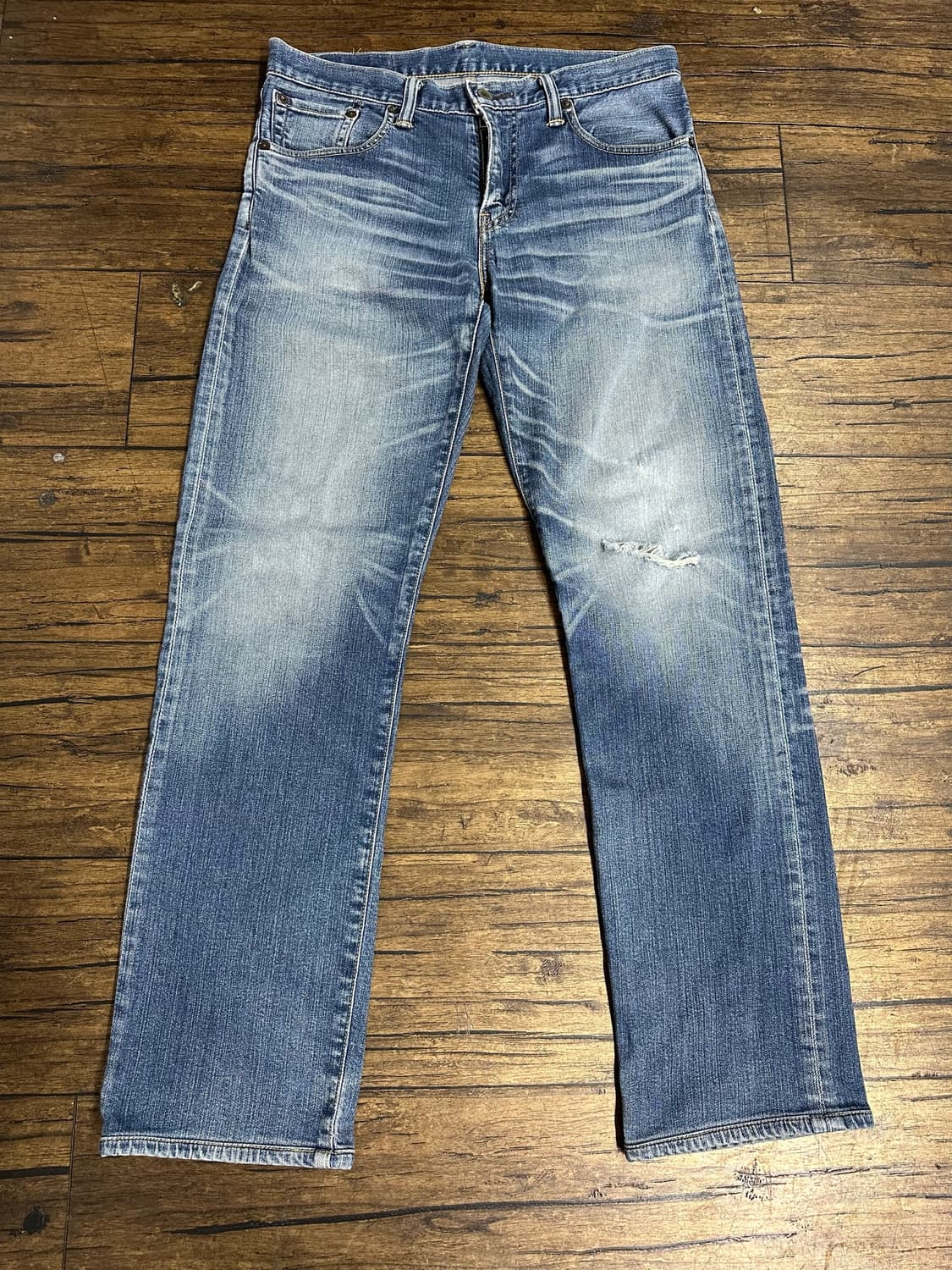 리바이스 Levis 502 워시드 데님 팬츠 W32 빈티지 청바지 상품이미지7