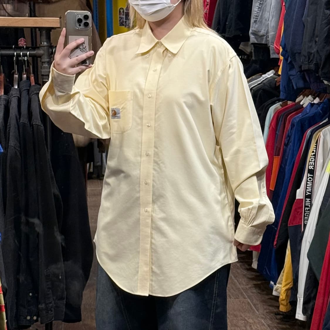 [HI] 칼하트 긴팔 셔츠 옐로우  상품이미지4