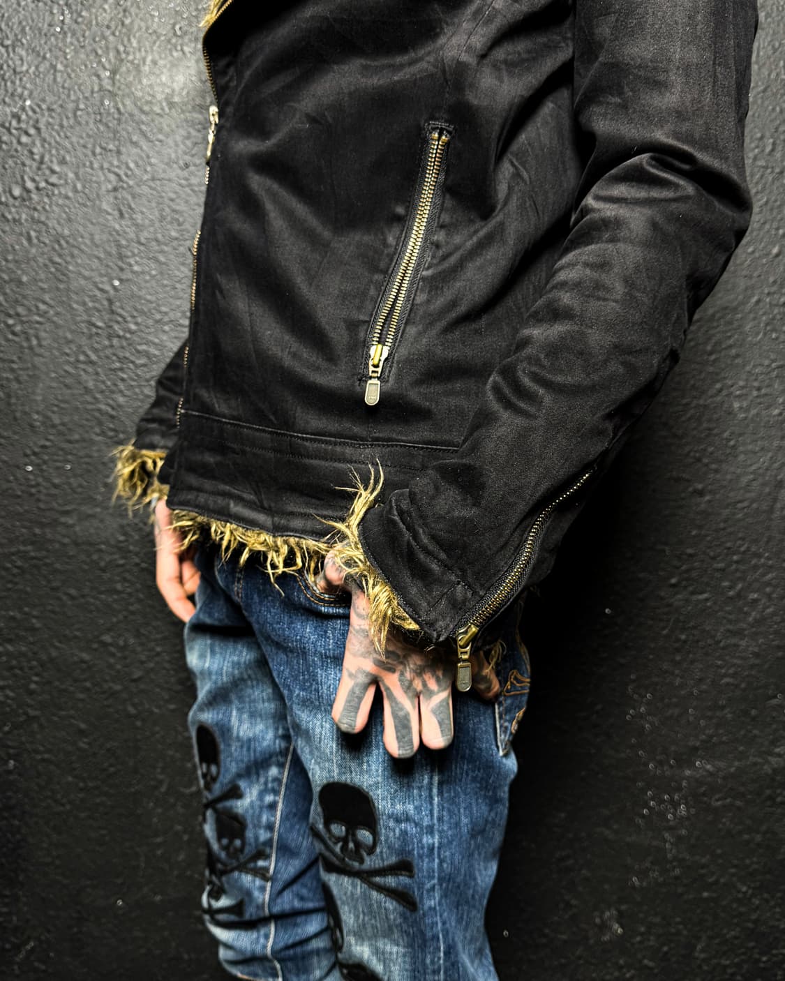 TORNADO MART – Fur Collar Rider Jacket   상품이미지4