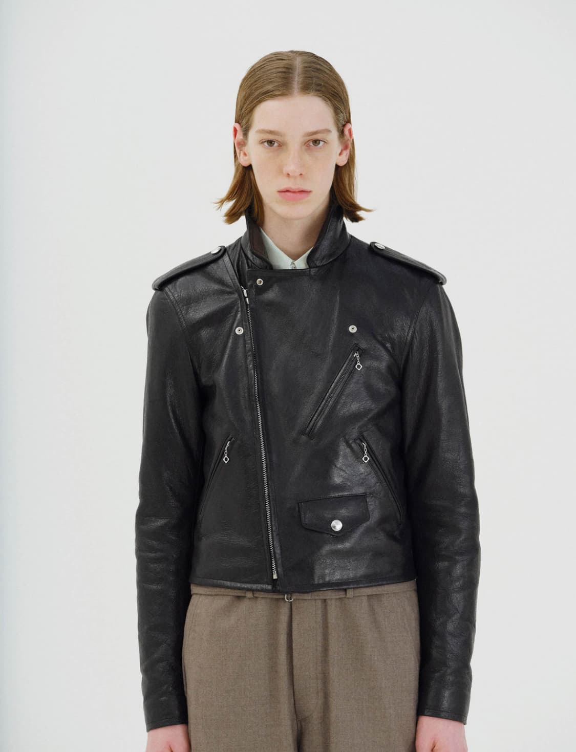 오라리 / 램 레더 라이더 자켓 / 5 상품이미지3