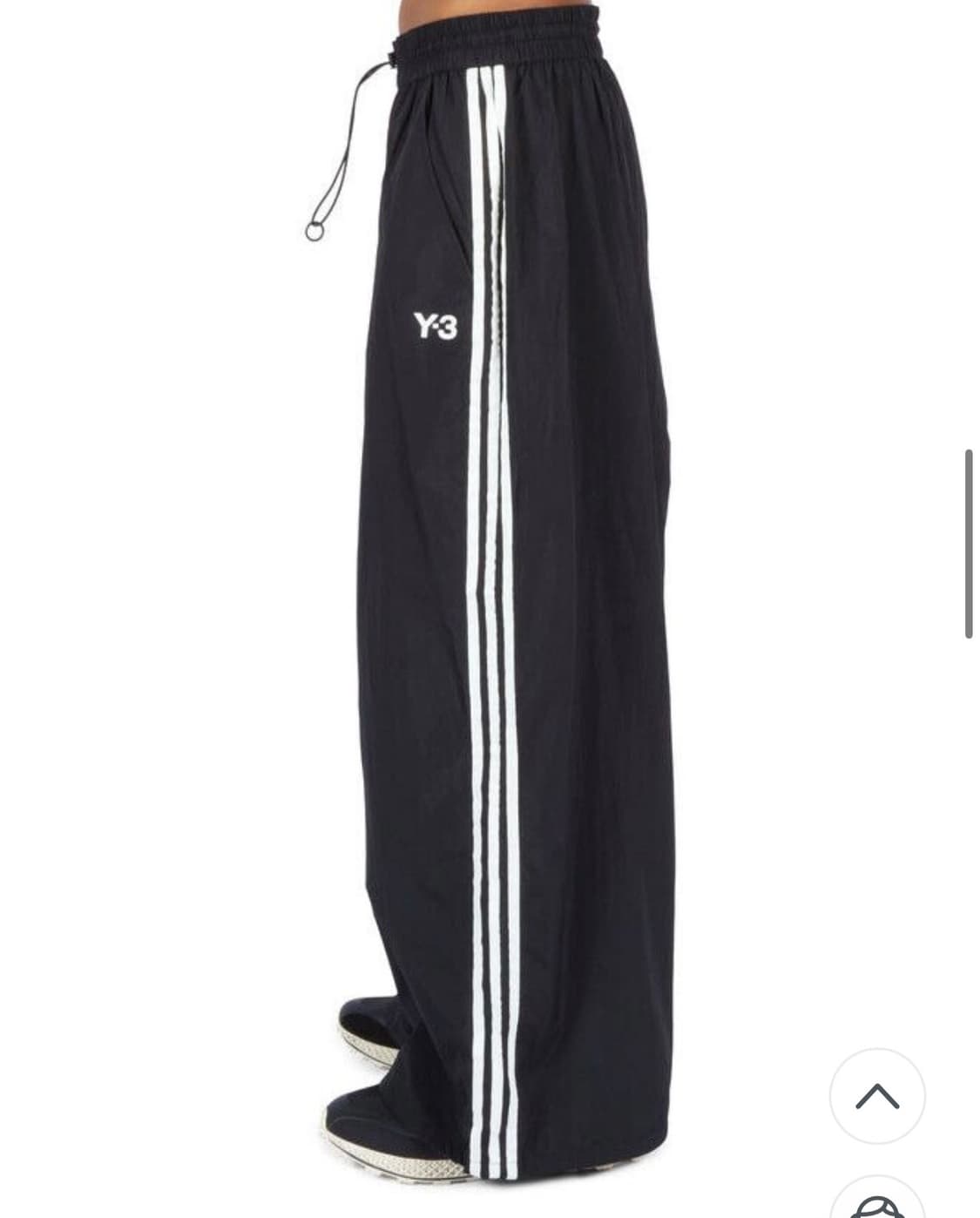 Y-3 와이드 나일론 팬츠 블랙 새상품 상품이미지4
