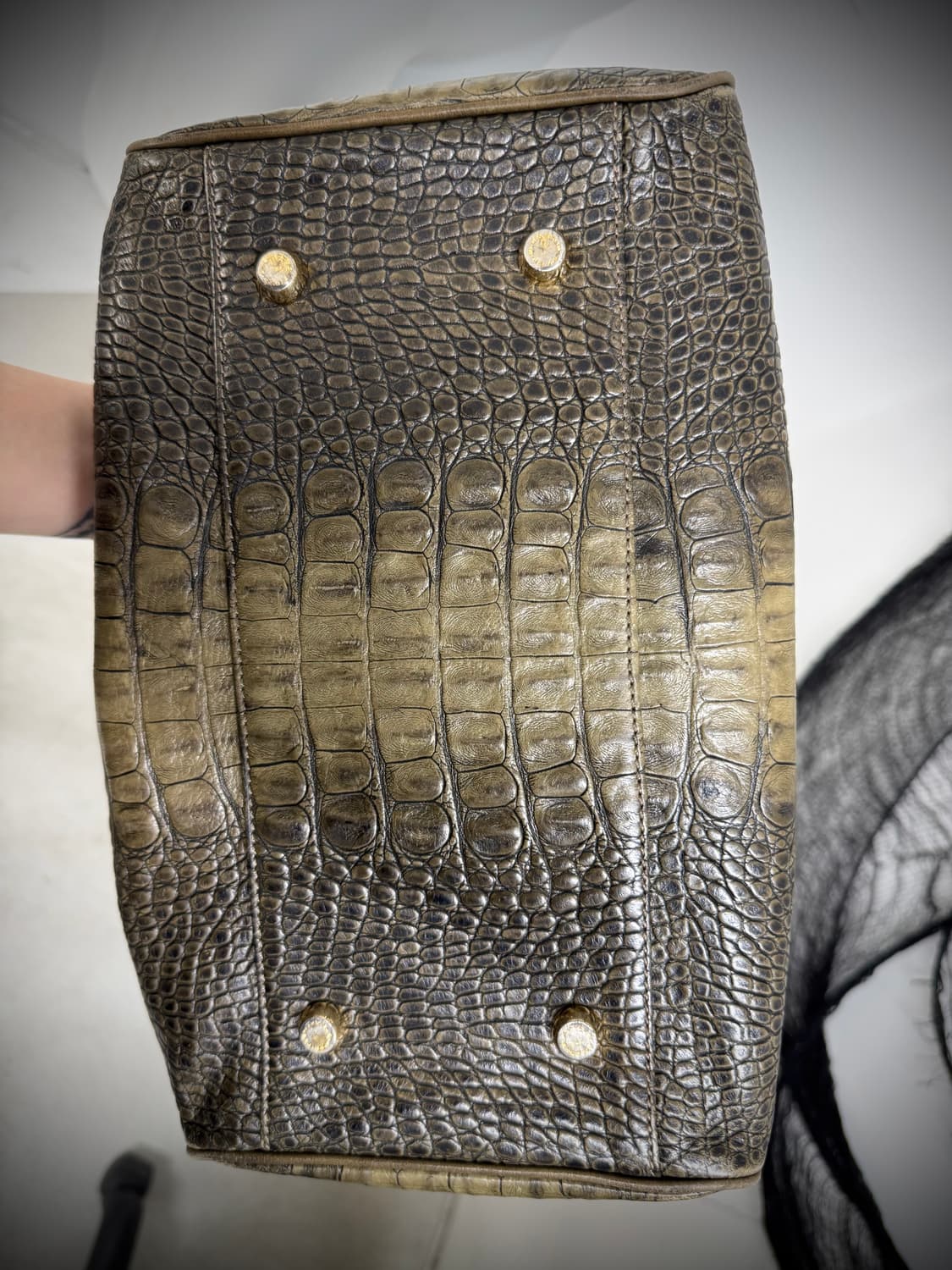 00s crocodile leather shoulder bag 상품이미지6