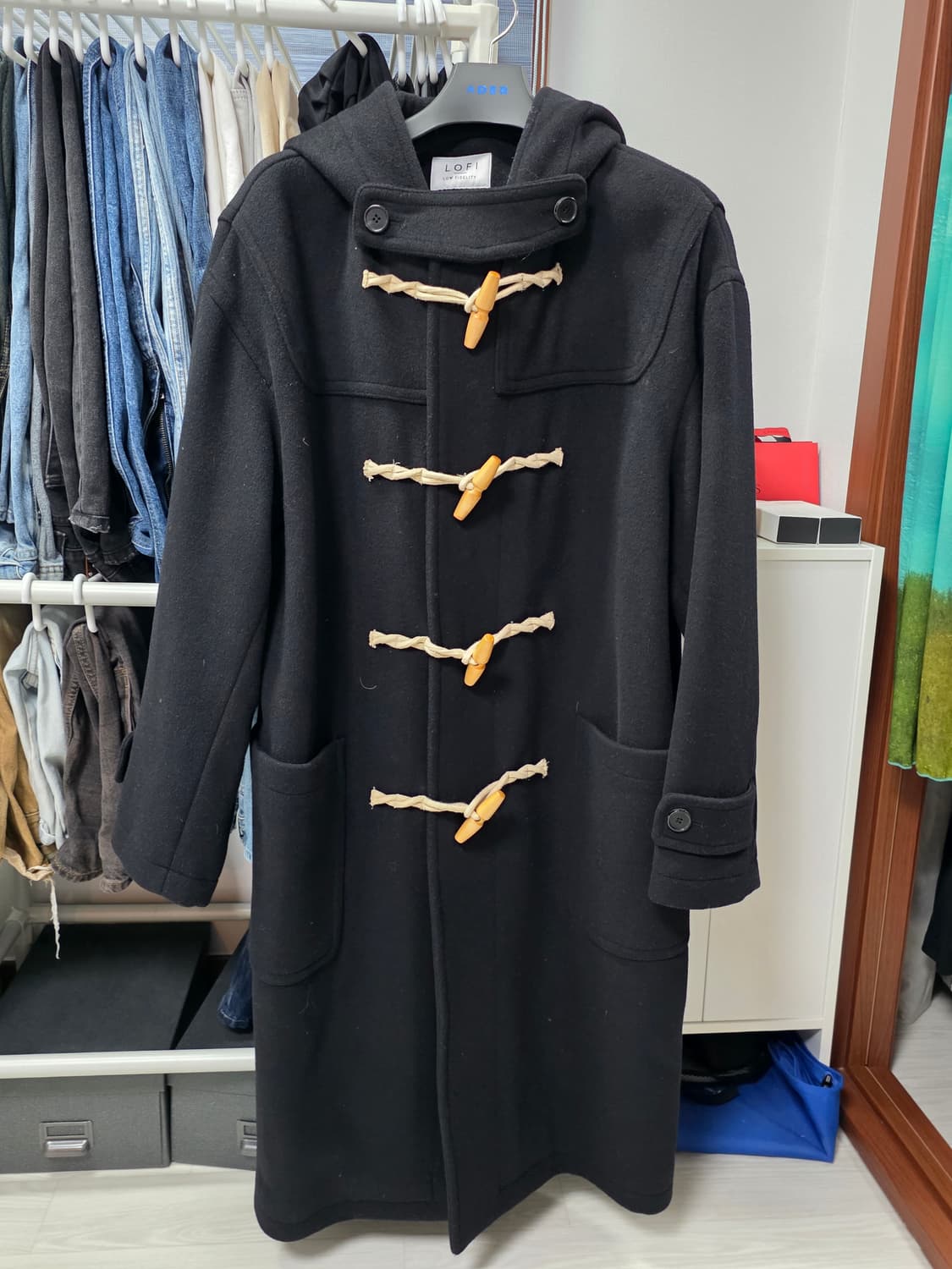 [xl]로파이 오버핏 스테디 더플자켓 상품이미지3