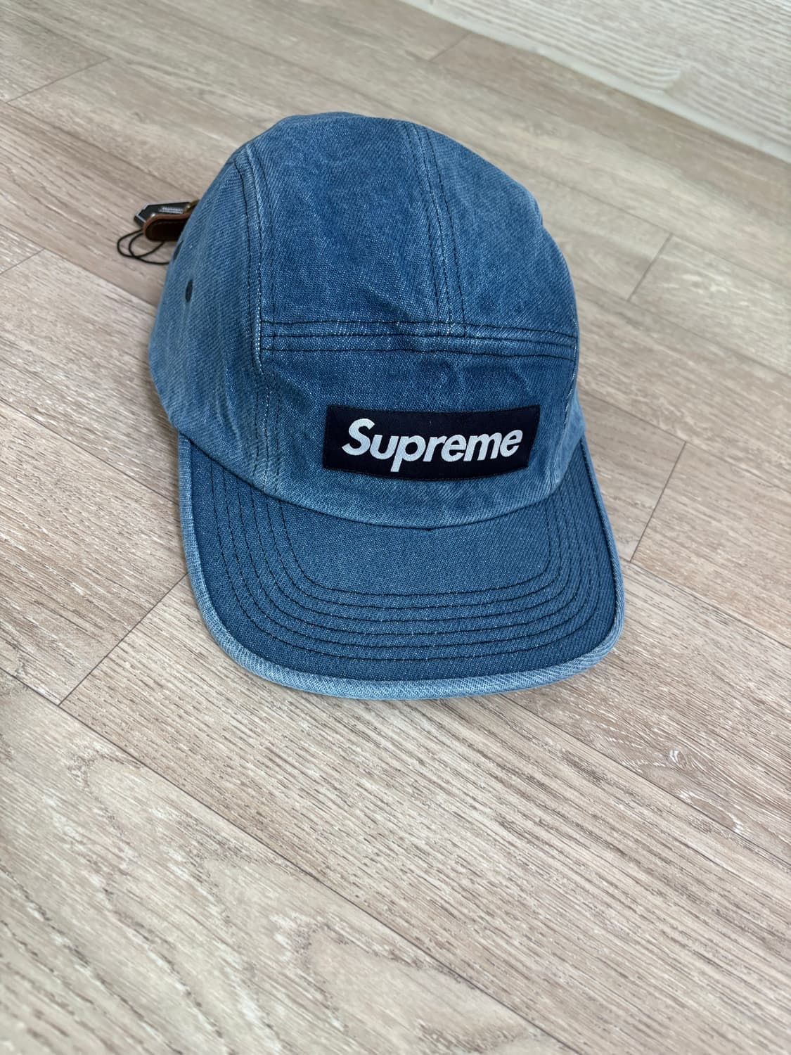 슈프림 워시드 치노 트윌 캠프캡 데님 - 24FW 상품이미지2