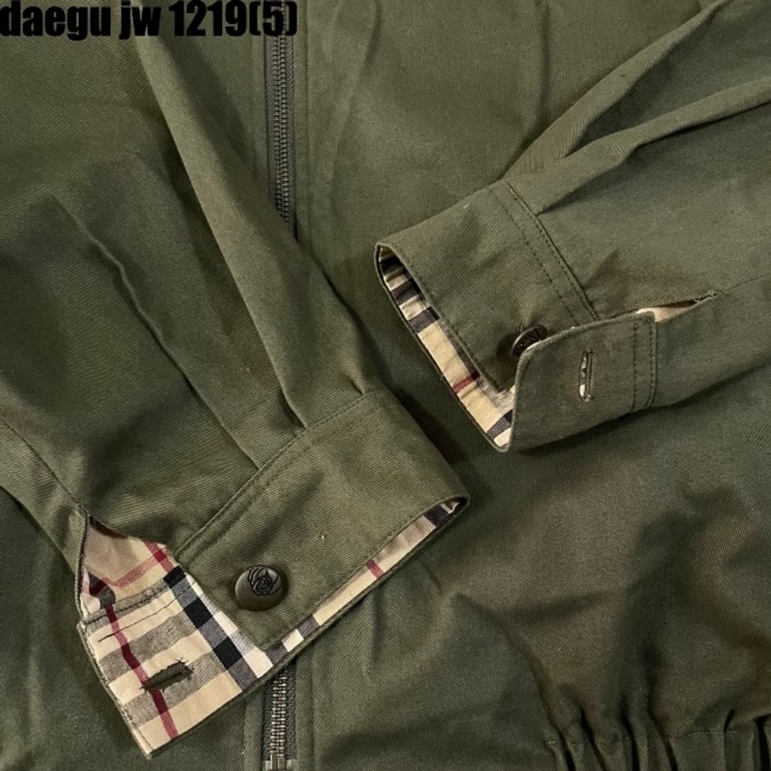 버버리 체크 양면 자켓 상품이미지5