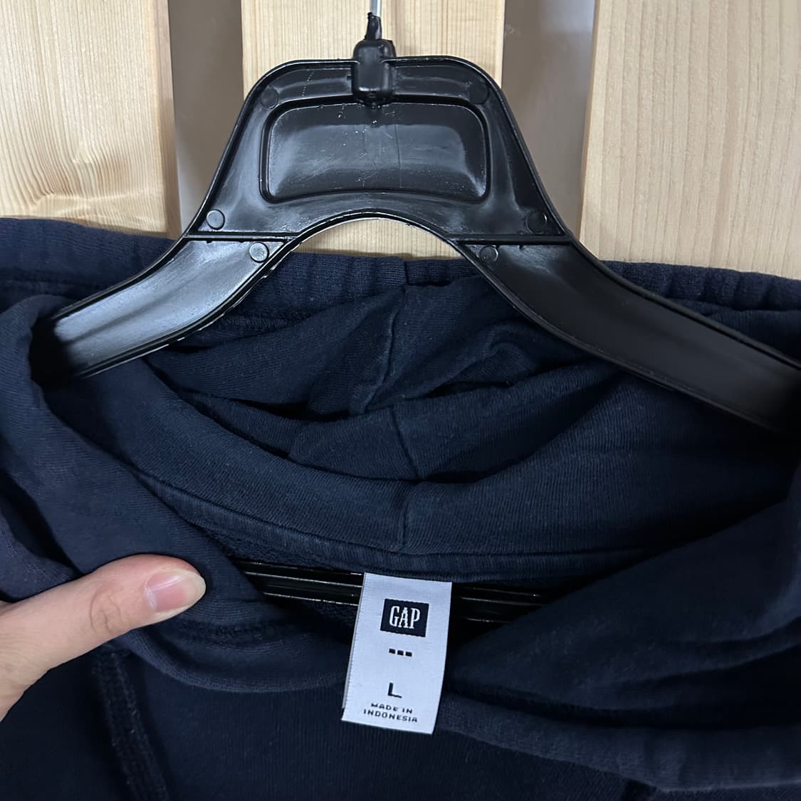 (L) GAP 갭 네이비 후드티 상품이미지4