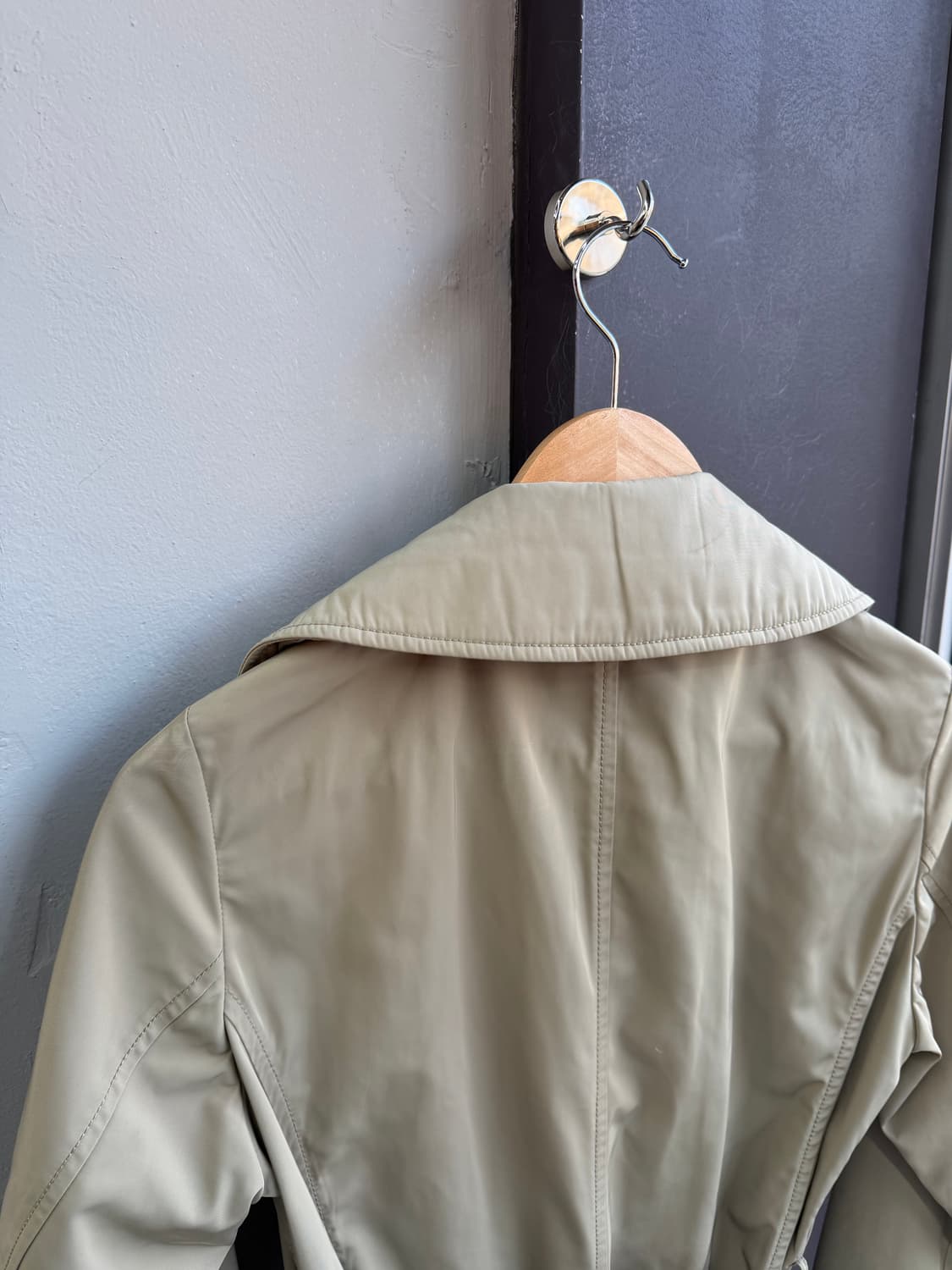 42/ 알레그리 벨티드 나일론 트렌치코트 자켓 상품이미지8