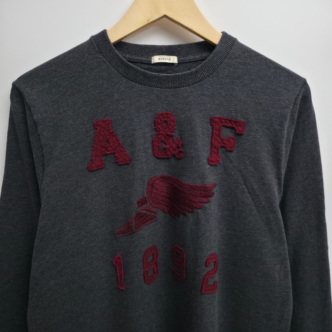 [XL] 아베크롬비 딥그레이 맨투맨 상품이미지2