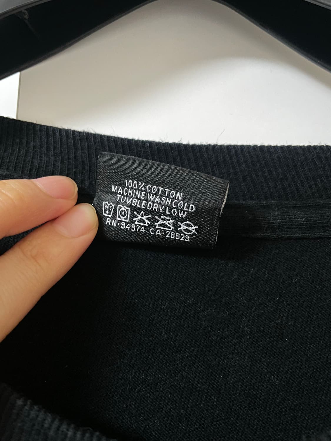 스투시 롱슬리브 블랙 M 상품이미지4