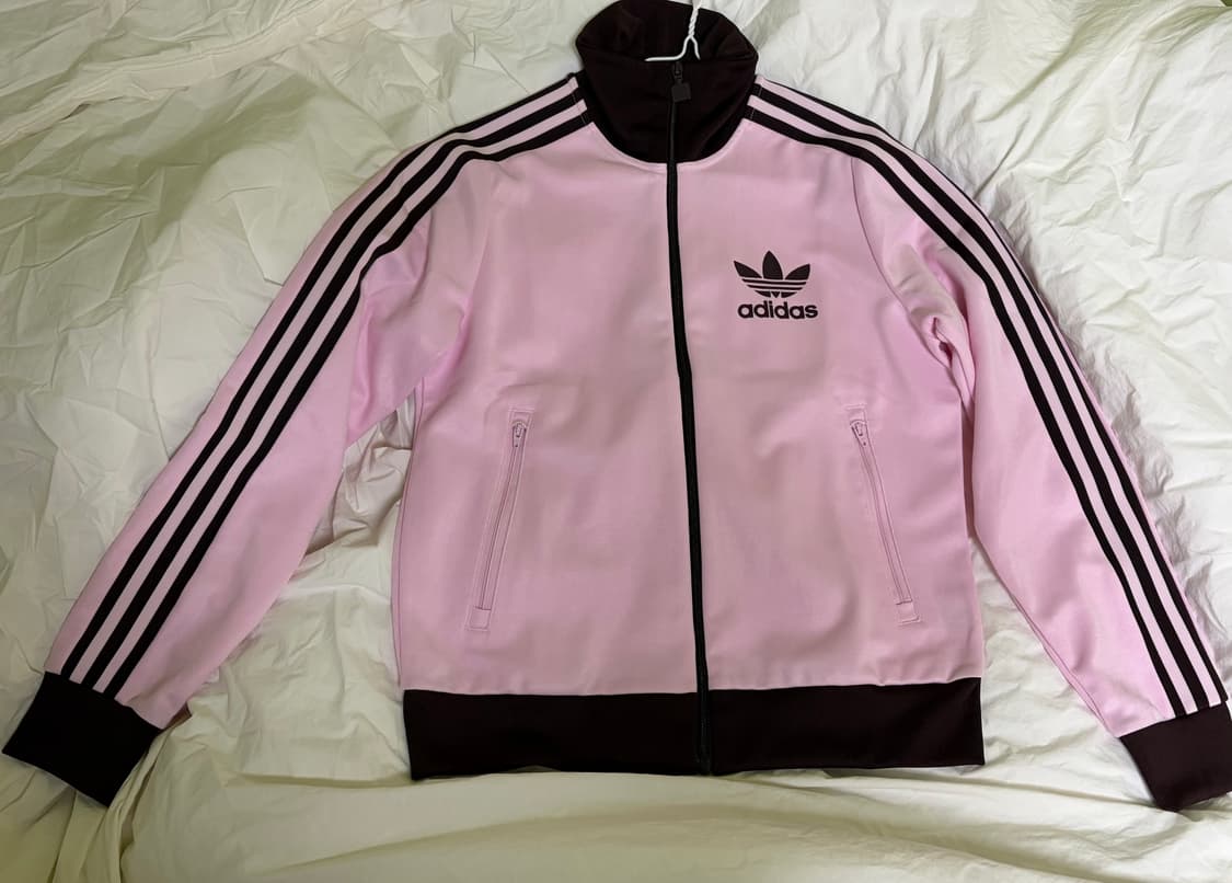 아디다스 베켄바우어 트랙탑 핑크:브라운 M / JX2804 상품이미지2