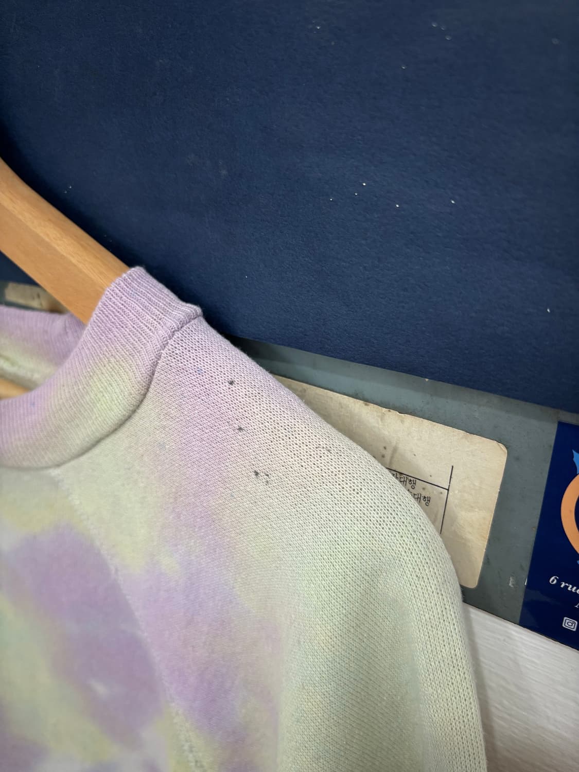 90s Hanes Tie-Dye Raglan Sweatshirt 상품이미지6