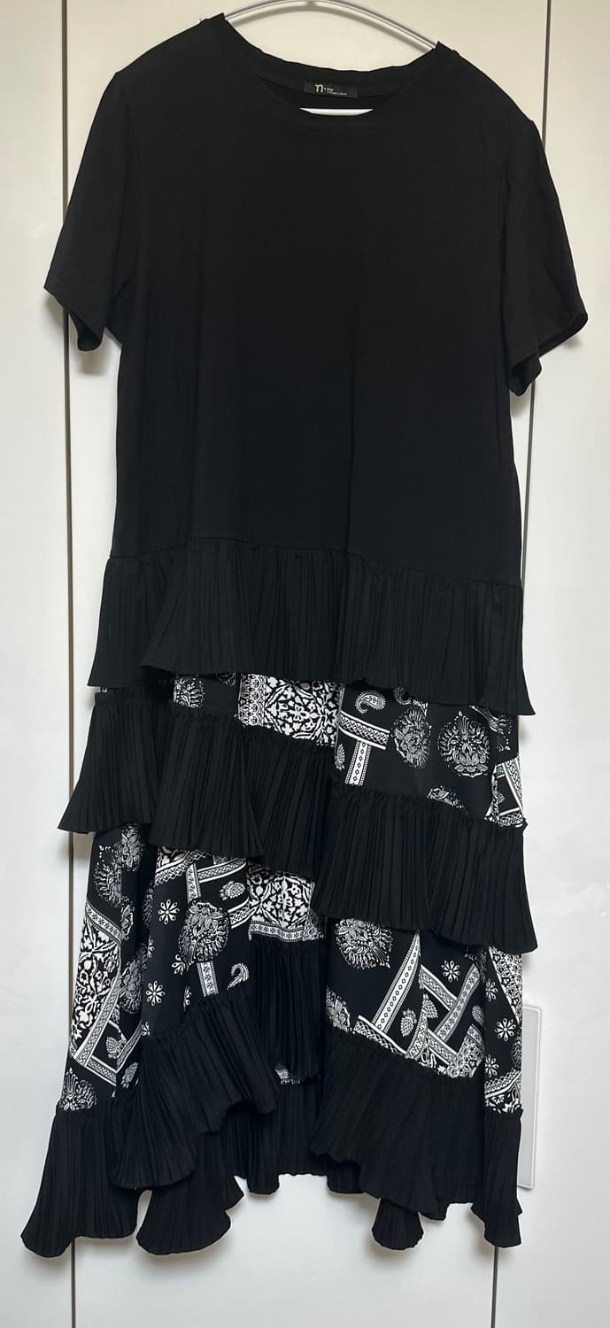 반팔프릴롱원피스 상품이미지1