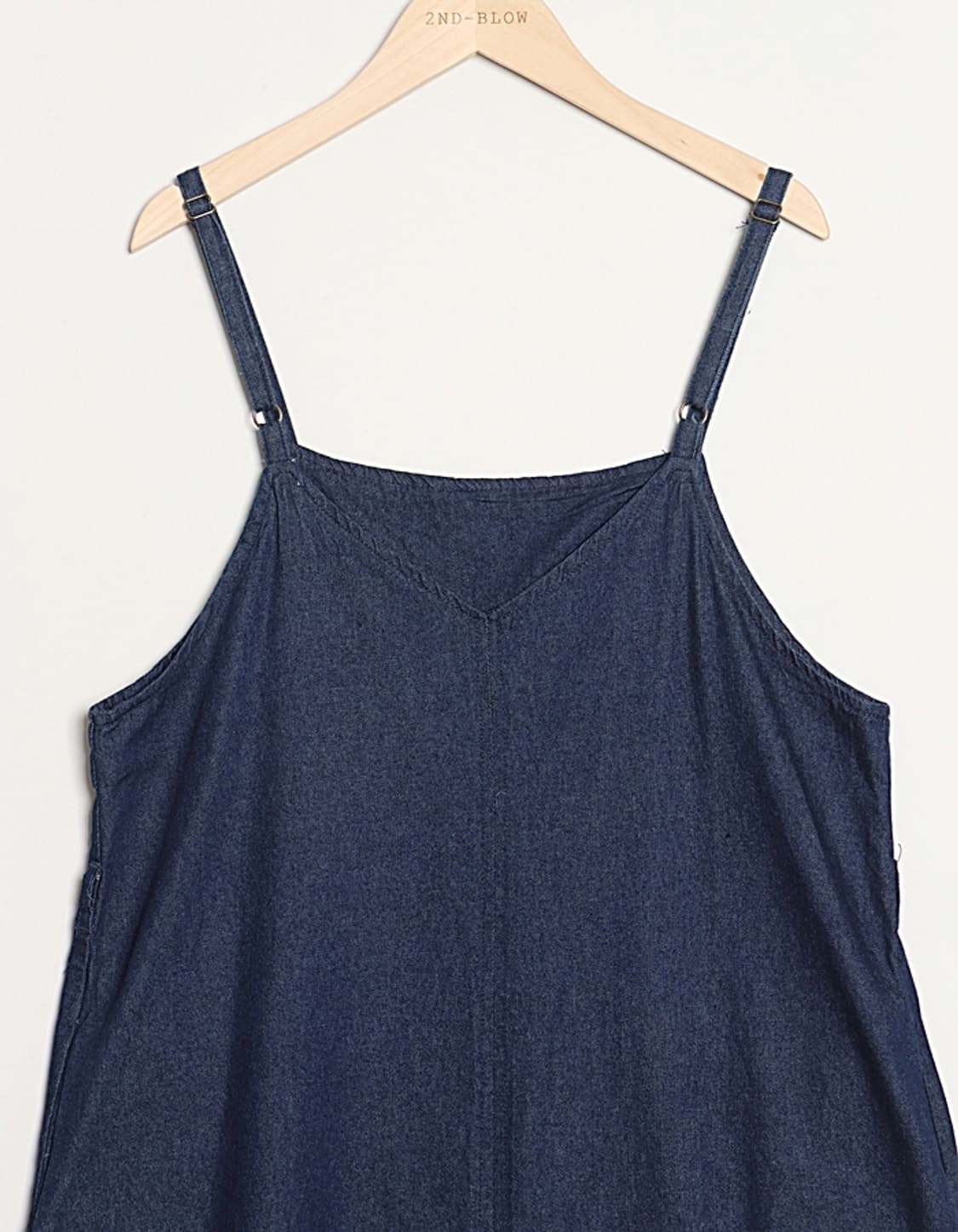 Non Camisole Denim One-Piece 상품이미지2