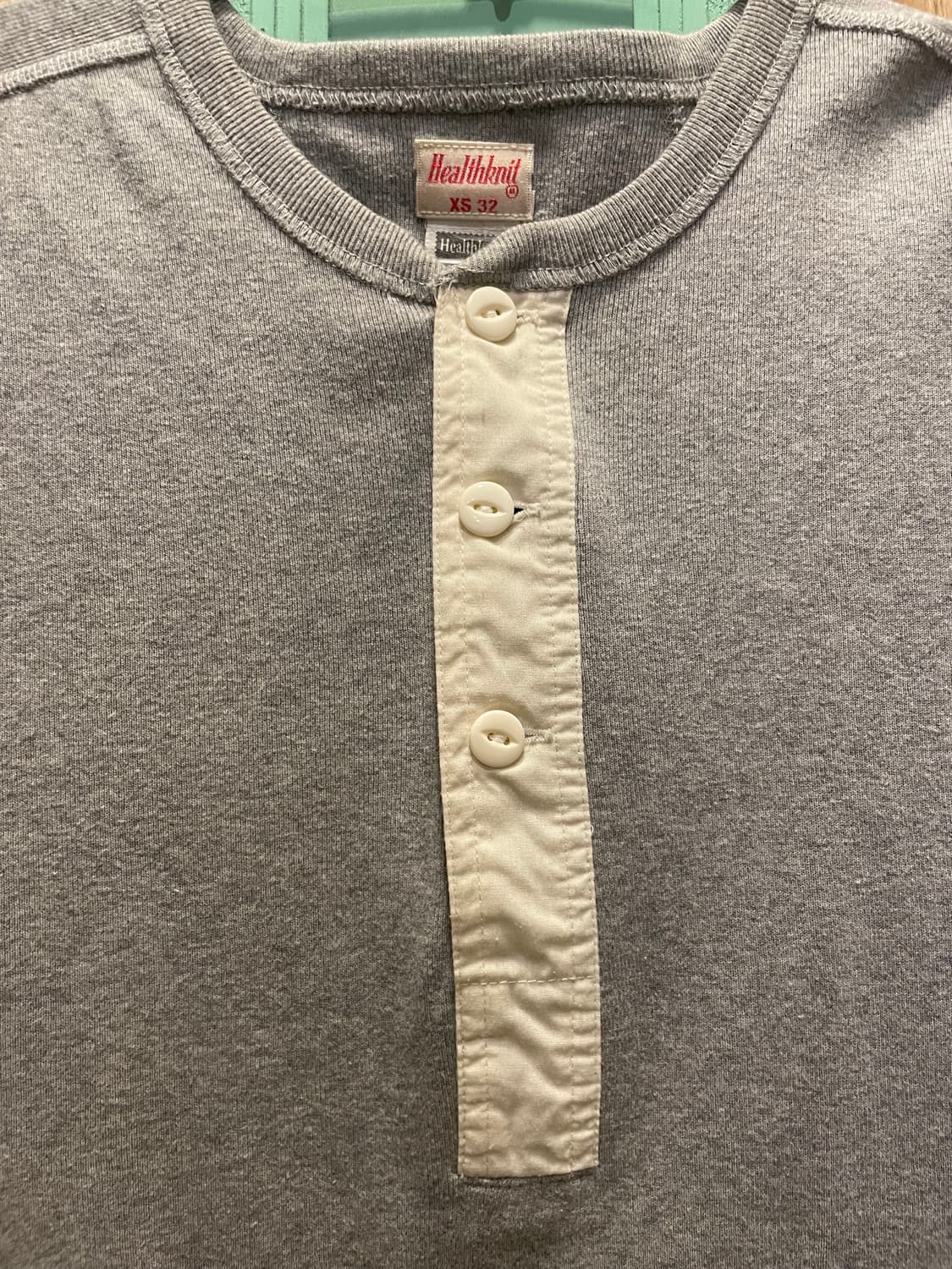 Vintage Healthknit Henley Long Sleeve  상품이미지2