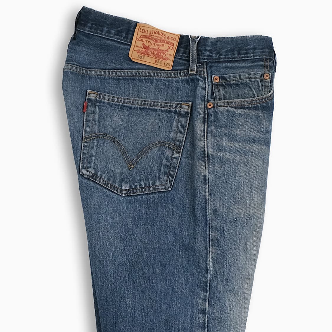 빈티지 리바이스 501 진청 35 인치 LV50136519 상품이미지5