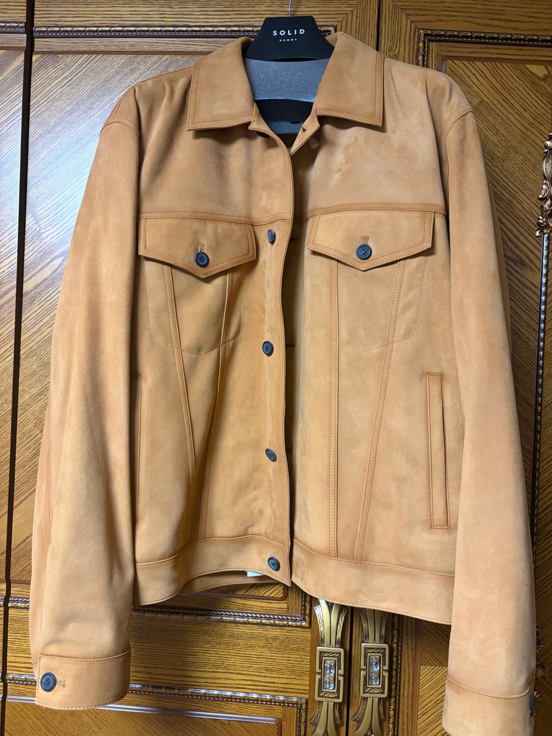 솔리드옴므 26SS 스웨이드 트러커 52 사이즈 상품이미지1