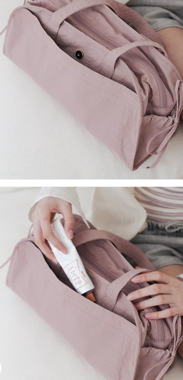 무신사 ) 숄더백 (아브르) 드리미 보스턴 숄더 블랙 상품이미지2