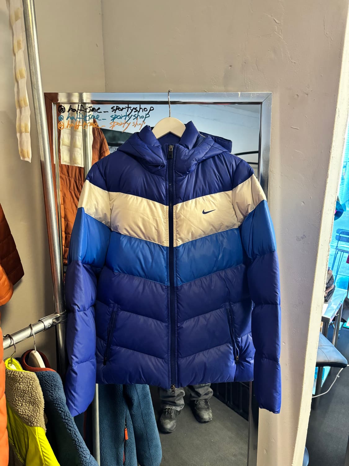 나이키 배색 패딩  상품이미지1