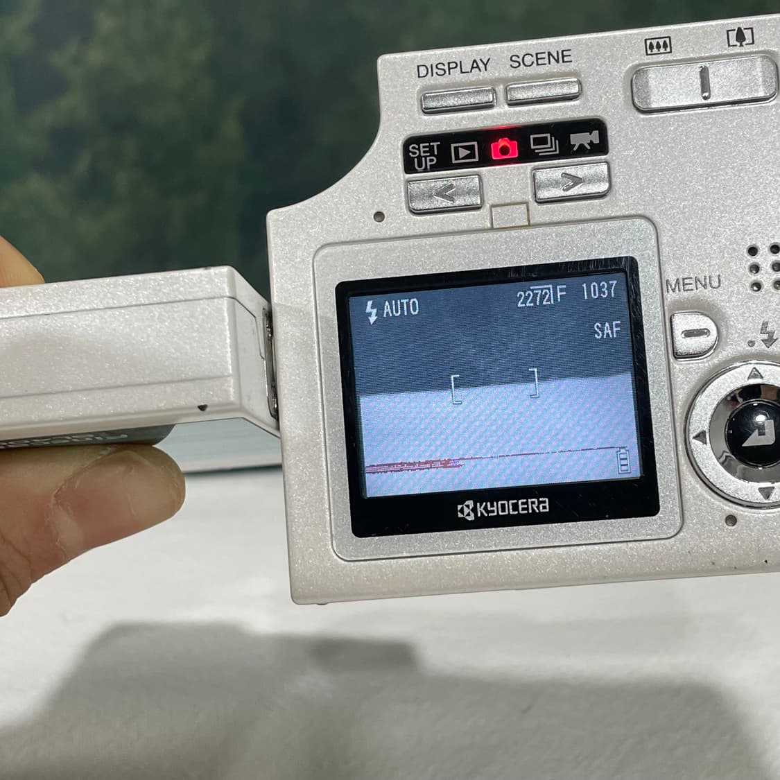 (셀카/희귀) 교세라 finecam sl400r 디지털카메라 상품이미지5