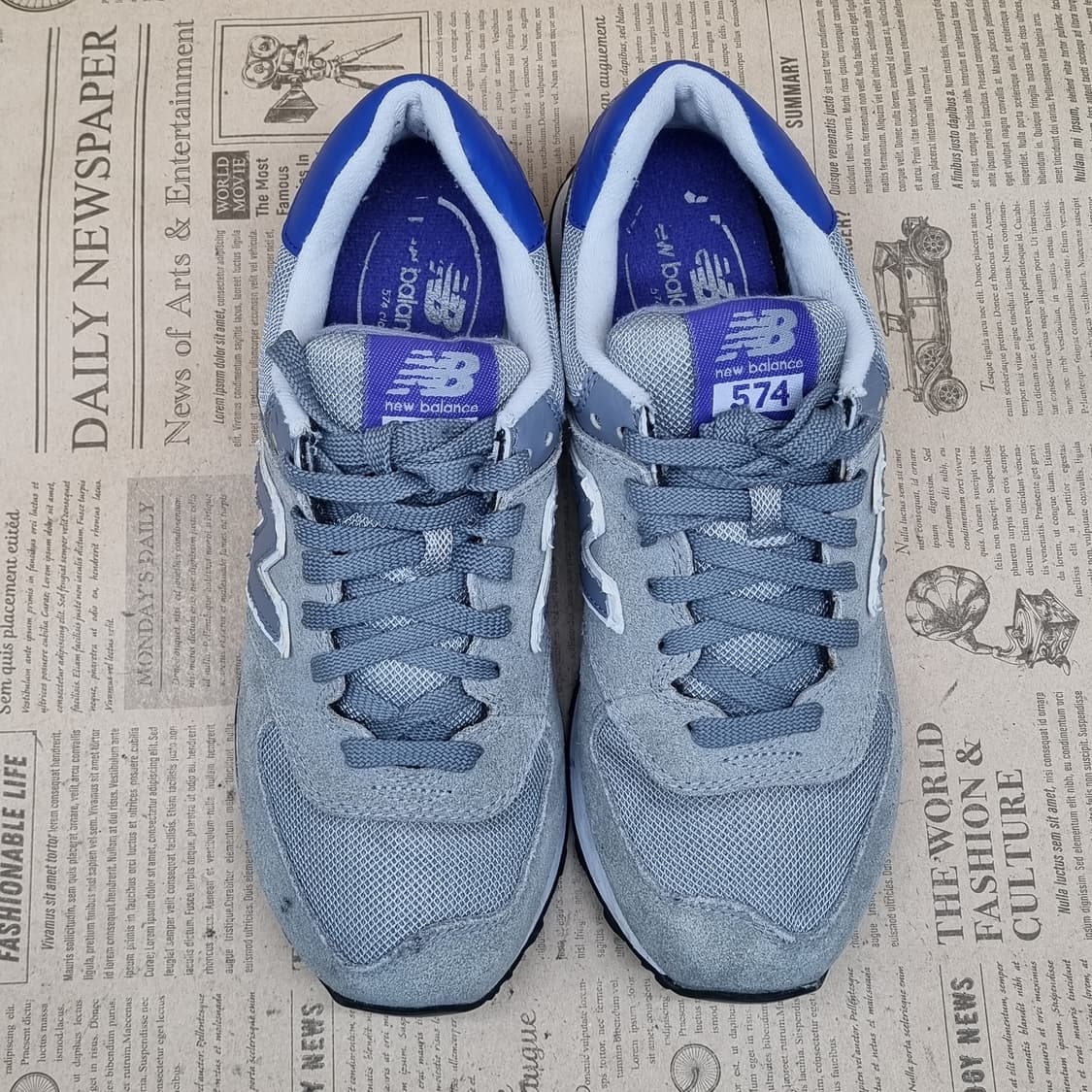 뉴발란스 574 블루 스니커즈250 상품이미지2