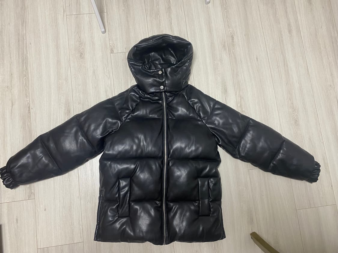 옷장장리중, 급처, 아베크롬비 가죽 패딩 상품이미지2
