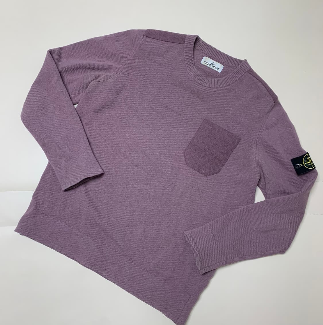 스톤아일랜드 포켓 울 니트 스웨터 상품이미지1