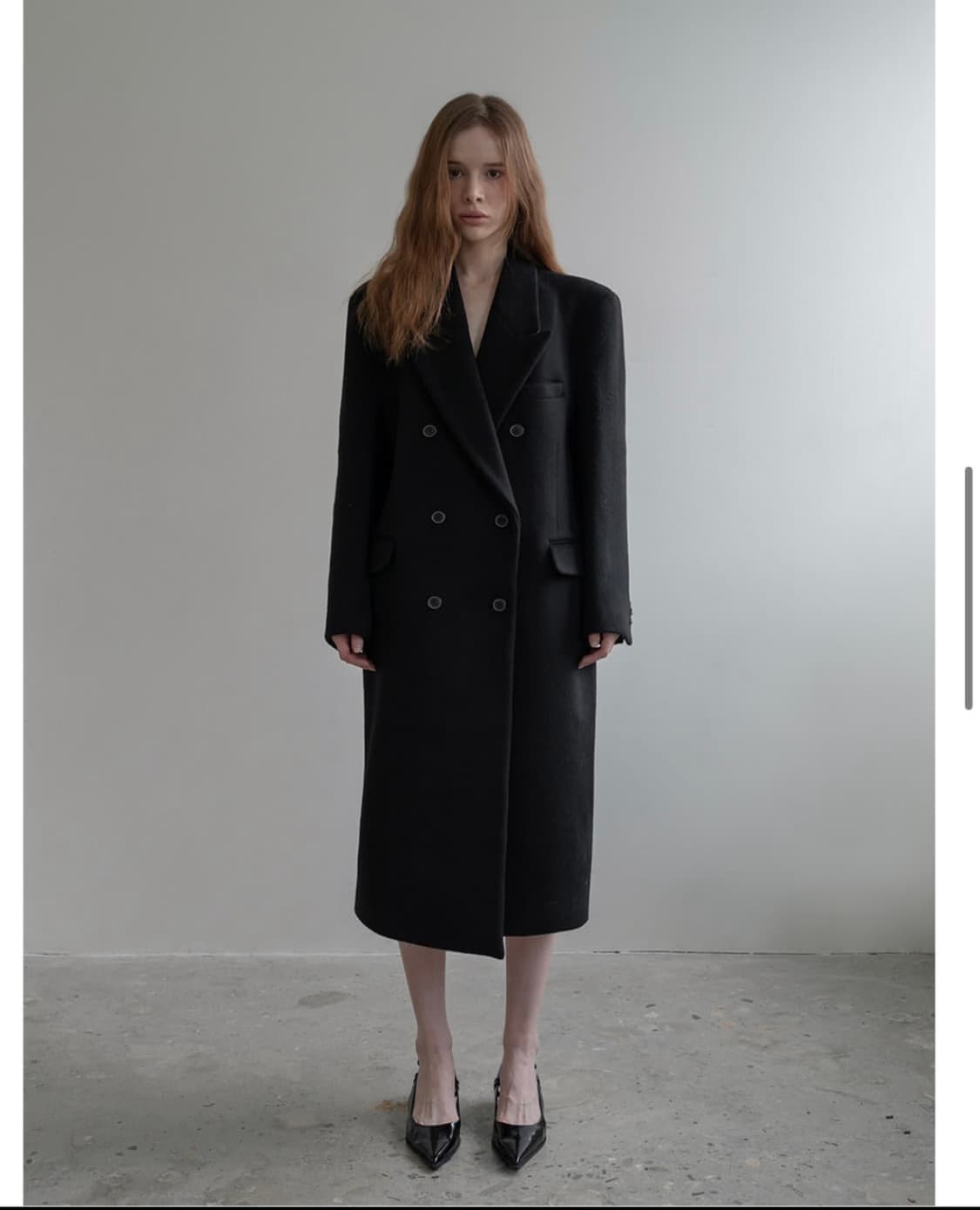 더오유 카리나 코트 (블랙) 상품이미지1