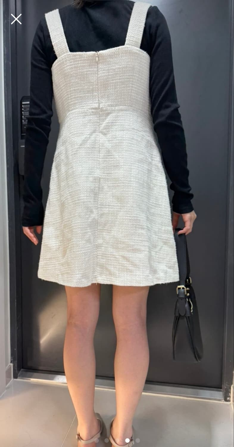 아이보리 트위드 원피스 상품이미지4