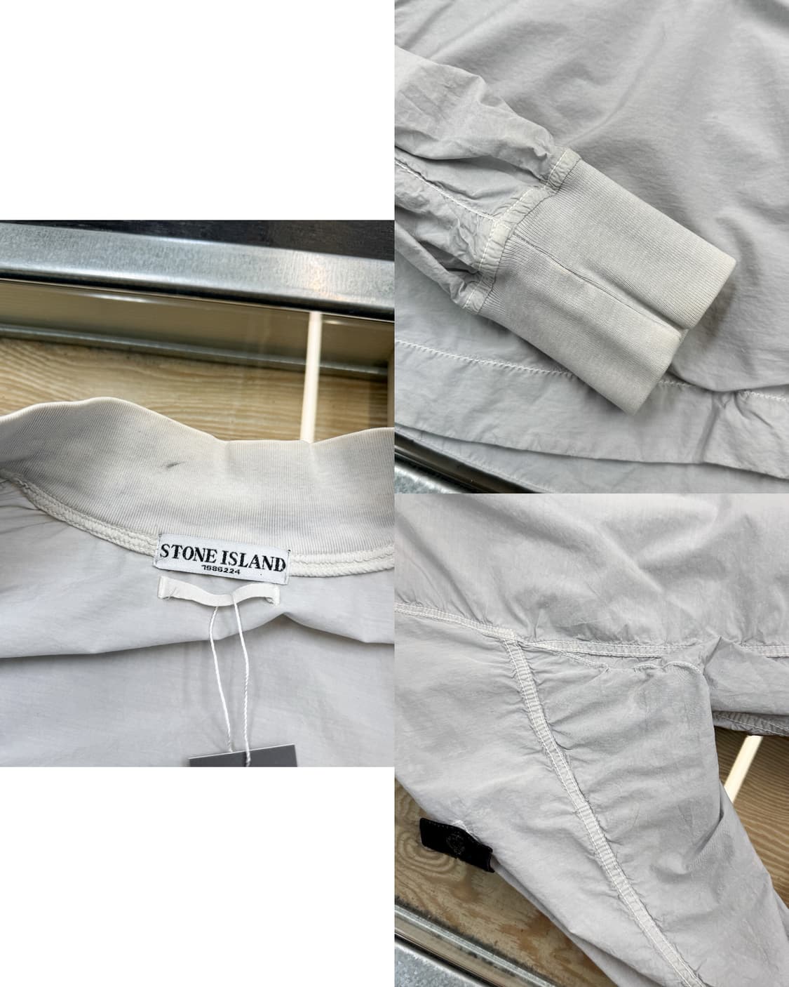 스톤 아일랜드 10ss 가먼트 다이 봄버 자켓 상품이미지7