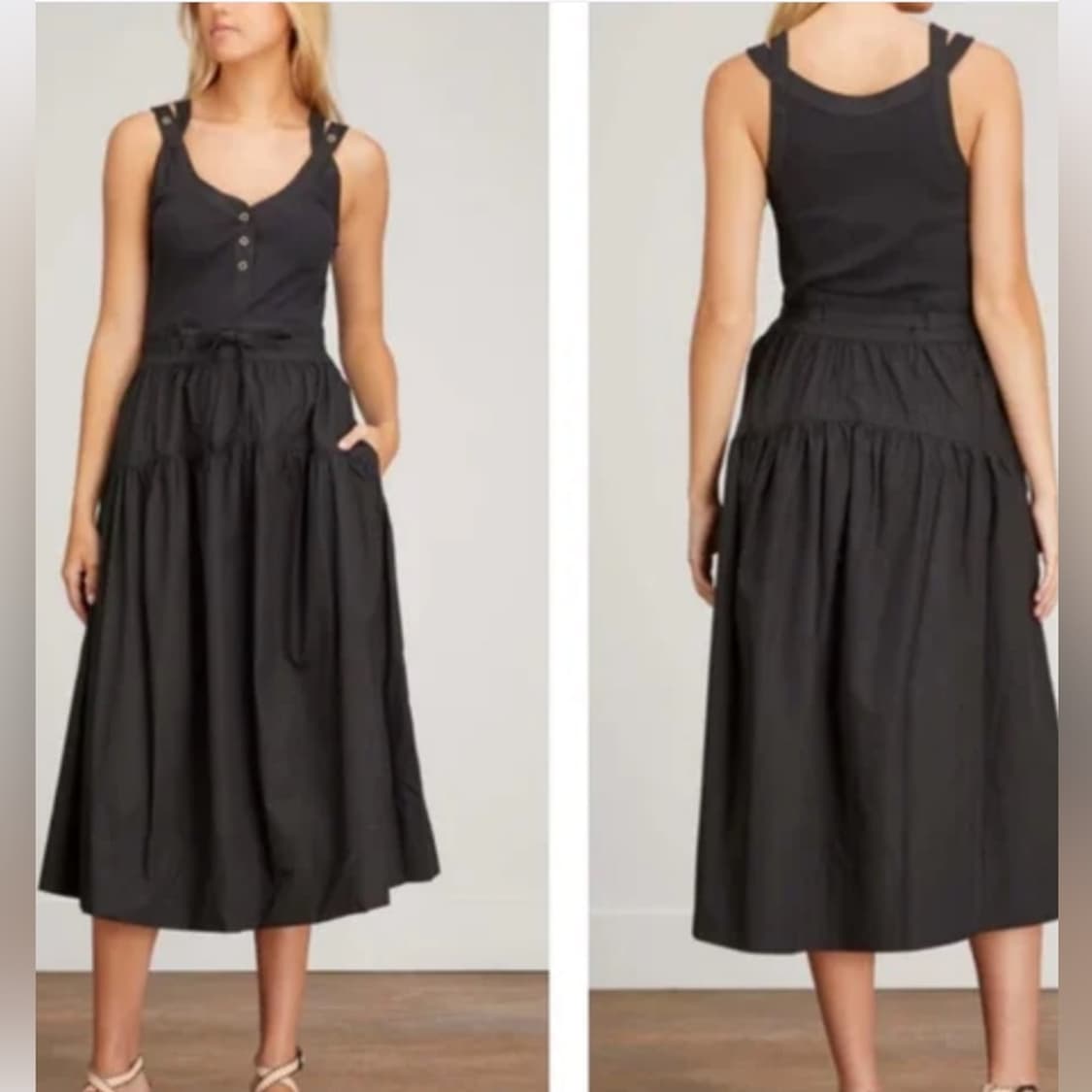 울라존슨 lilith 블랙 원피스 상품이미지3