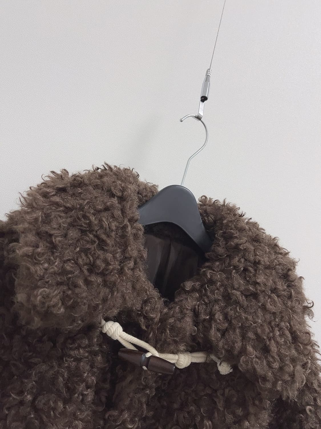 마이스 래글런 퍼 더플 코트 상품이미지7