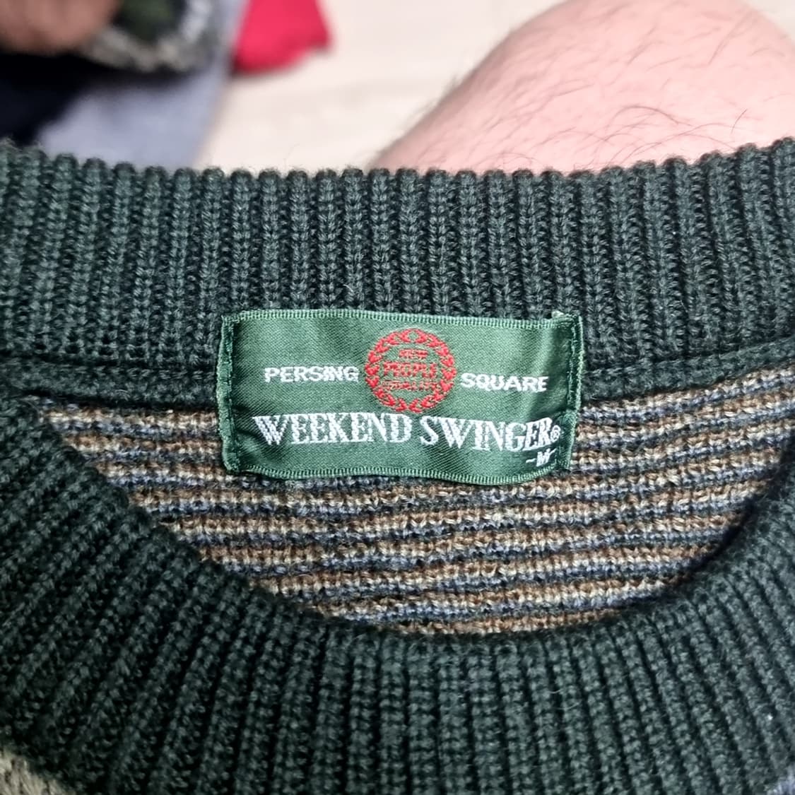 WEEKEND SWINGER 빈티지 패턴 니트 스웨터(100) 상품이미지3