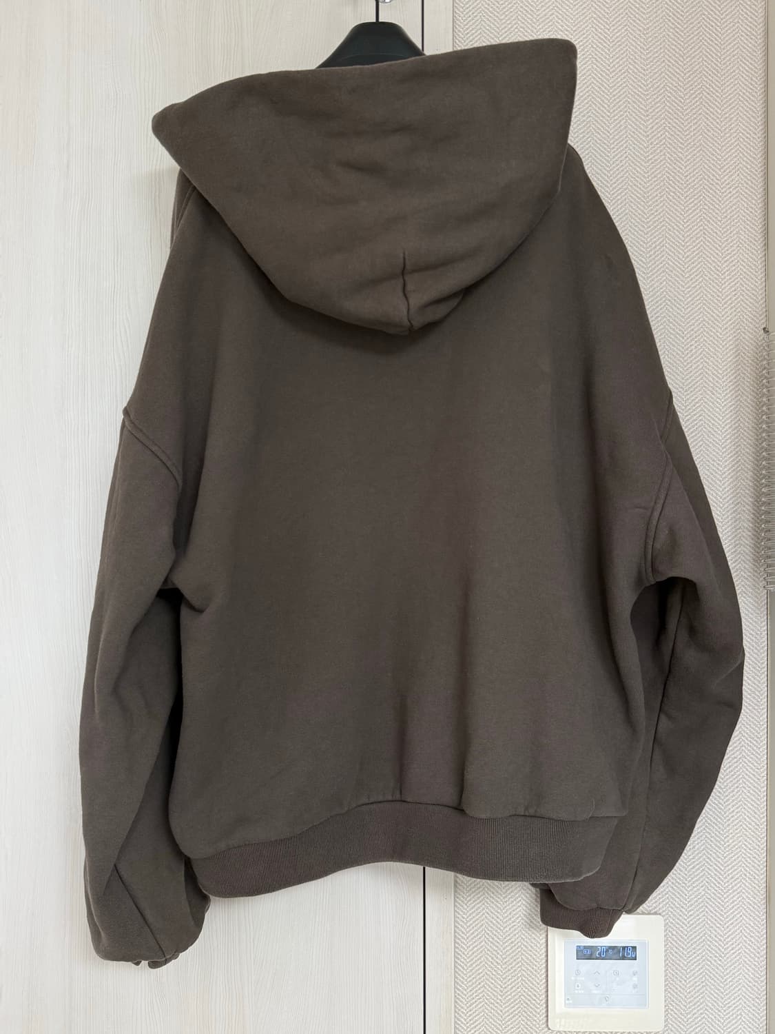 (50) 24fw 우영미 매듭 후드티 그레이 상품이미지3