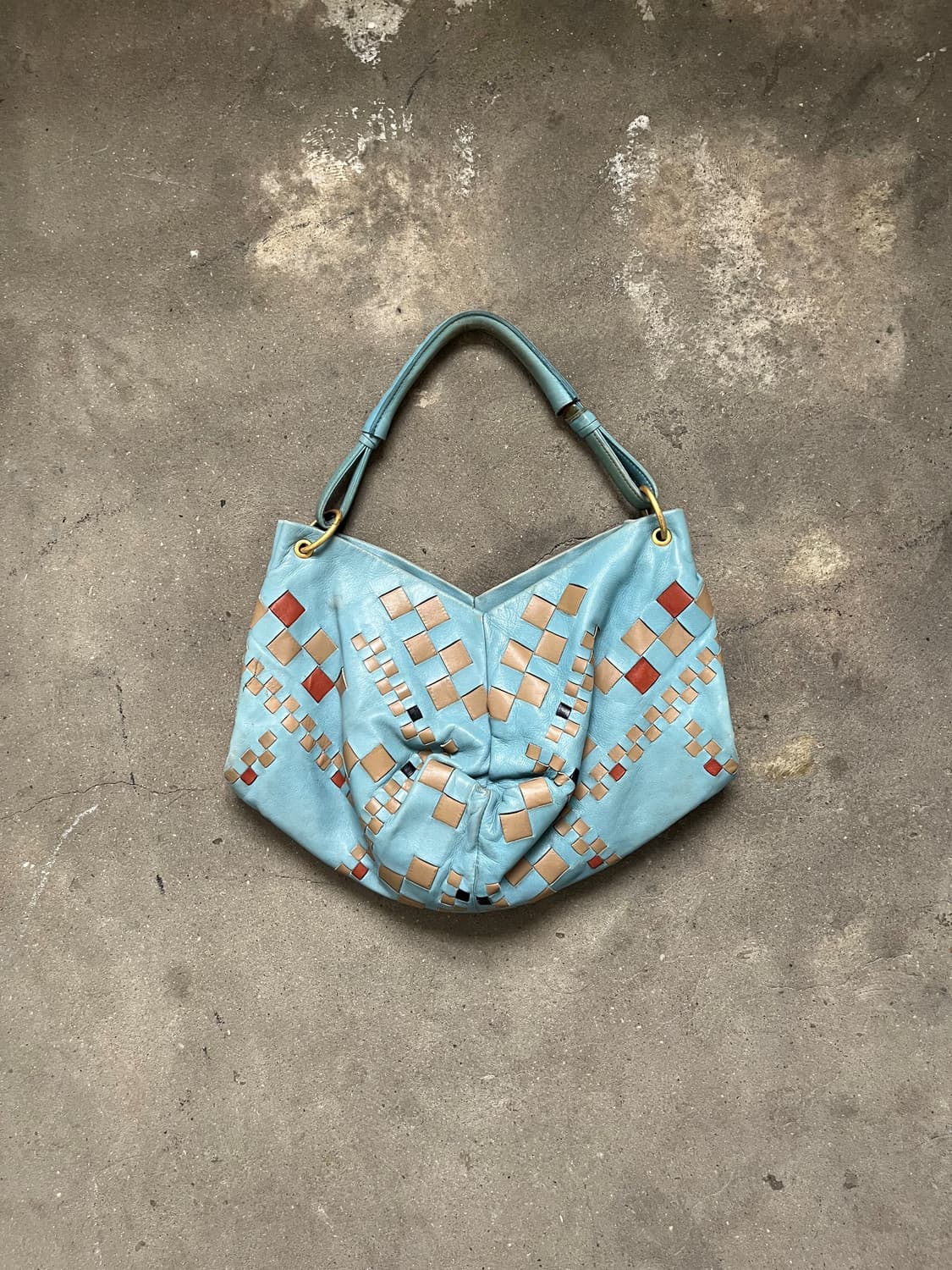 Bottega Veneta 인트레치아토 레더 숄더백  상품이미지3