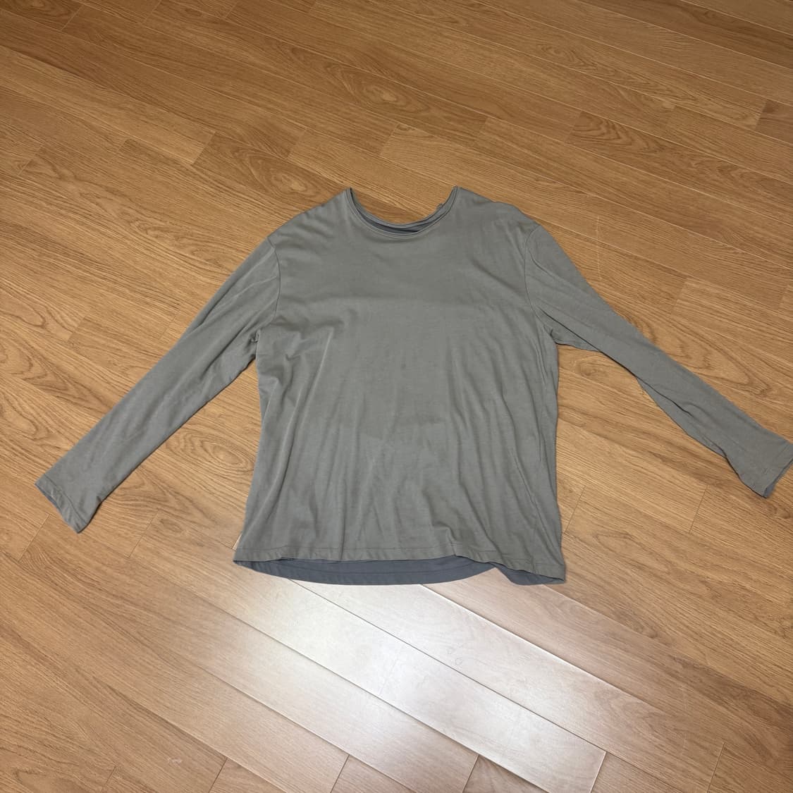 해칭룸 Two Face Tee Khaki / Grey 2사이즈 상품이미지2