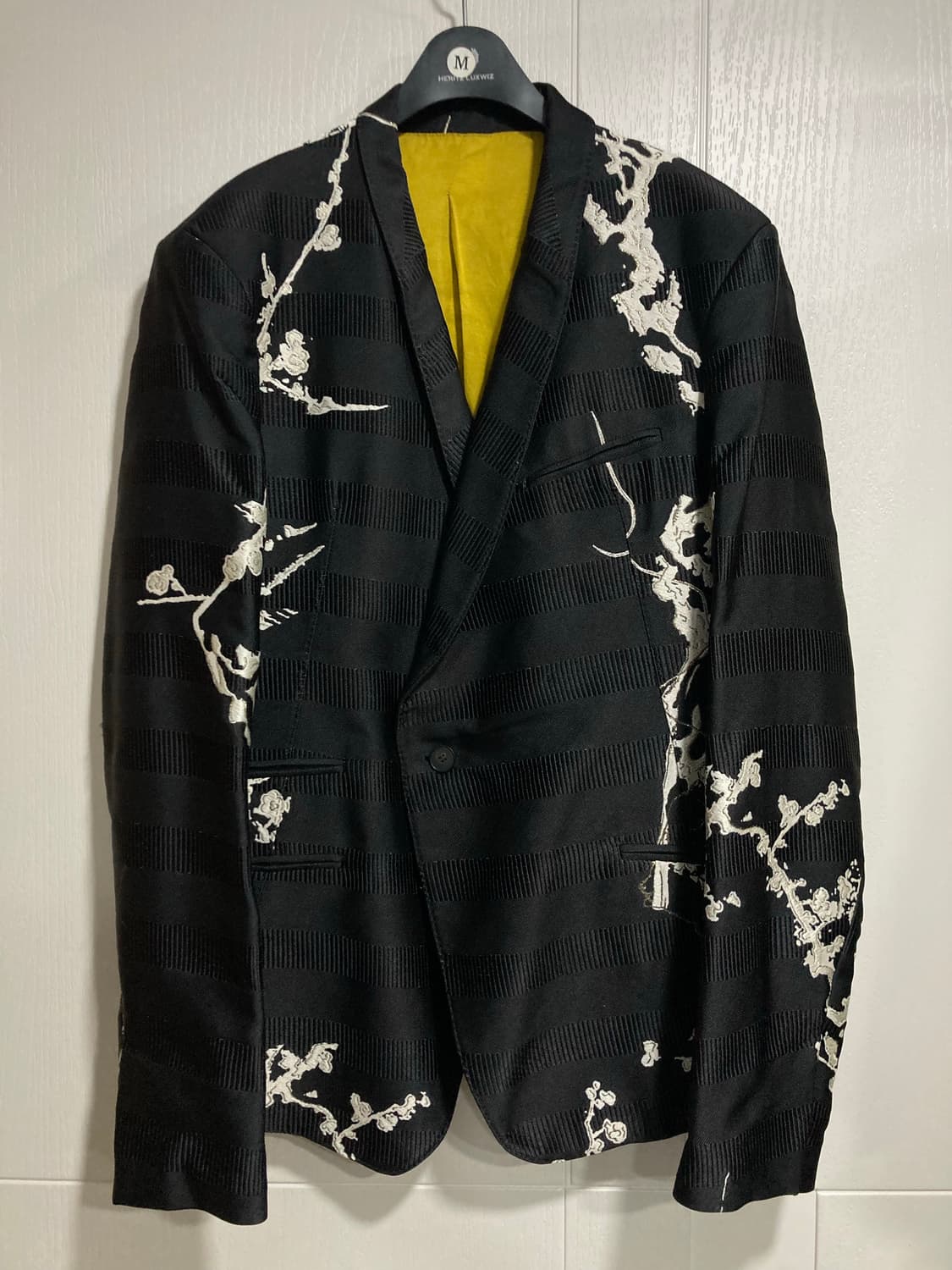 18AW 하이더 아커만 실크 자수 수트 상품이미지5