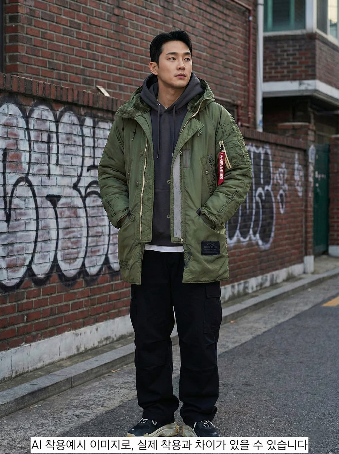 엑스톤즈(XTONZ) N3B 테스트 파일럿 헤비 파카 상품이미지1