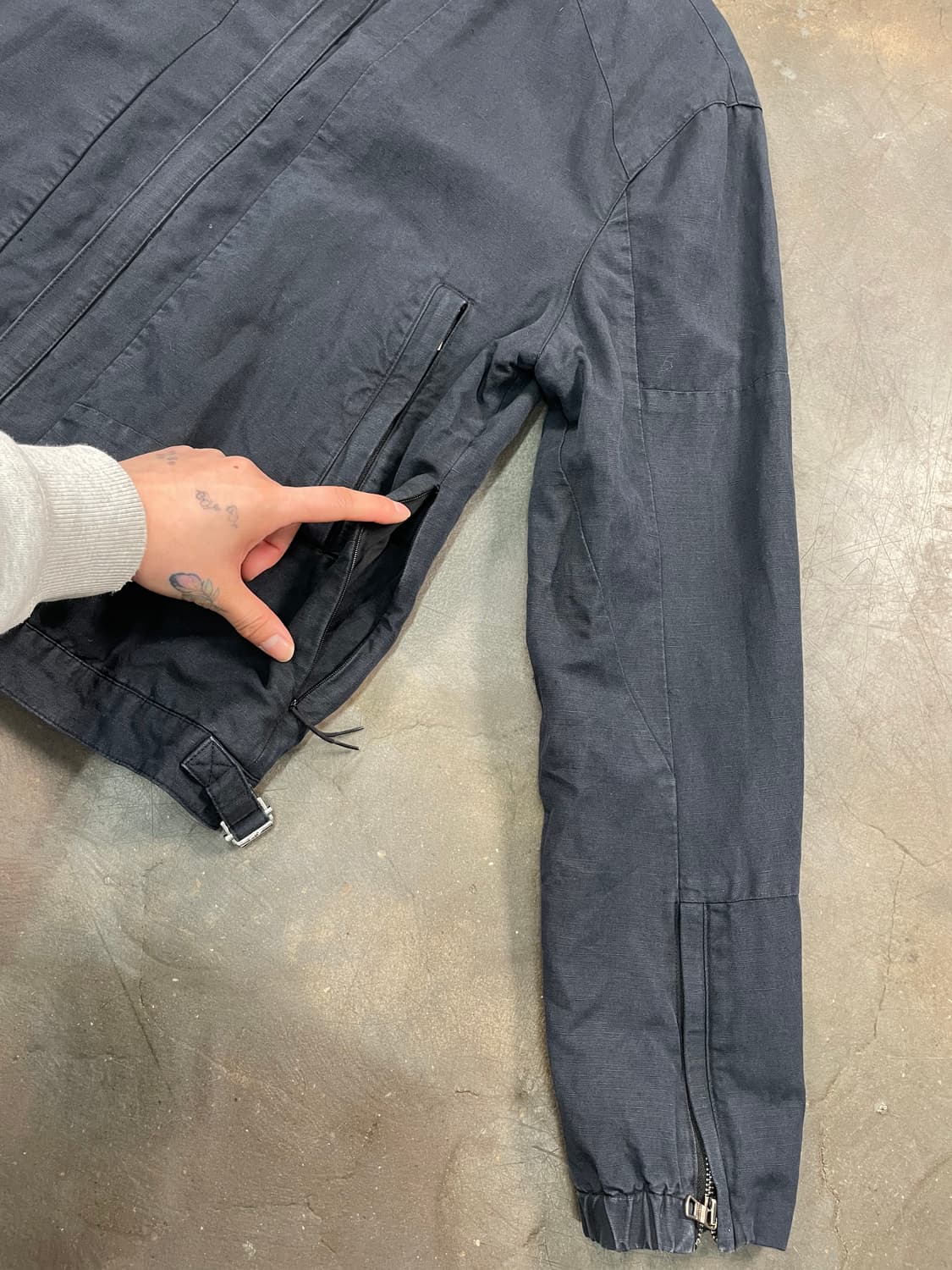 아르마니 익스체인지 2way 바이커 자켓 상품이미지3