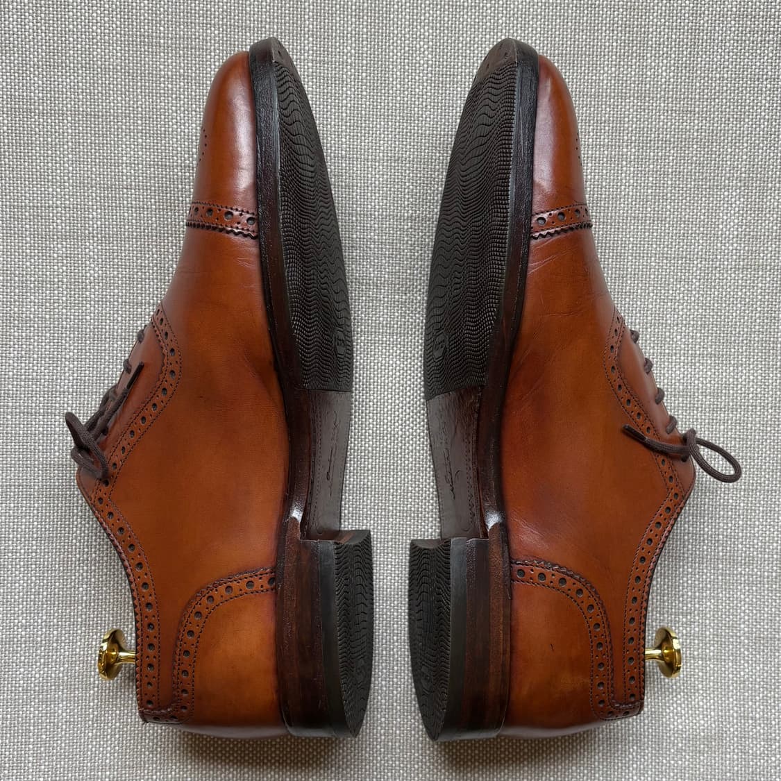 [UK6,250mm] Loake STRAND 마호가니 세미 브로그 슈즈 상품이미지6