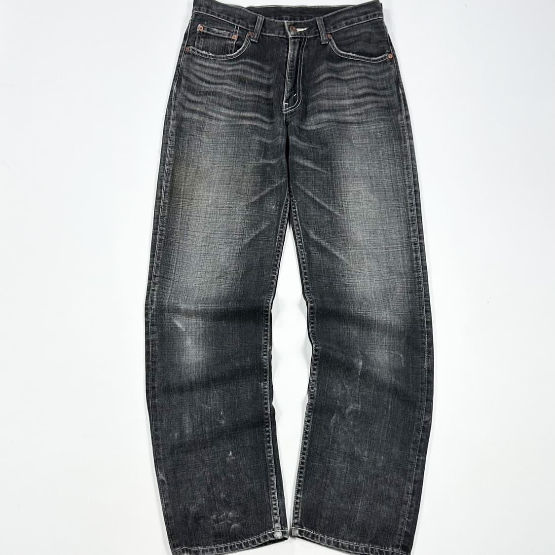 리바이스 502 오리지널 재팬 흑청 블랙진 데님 팬츠 (30인치) 상품이미지3