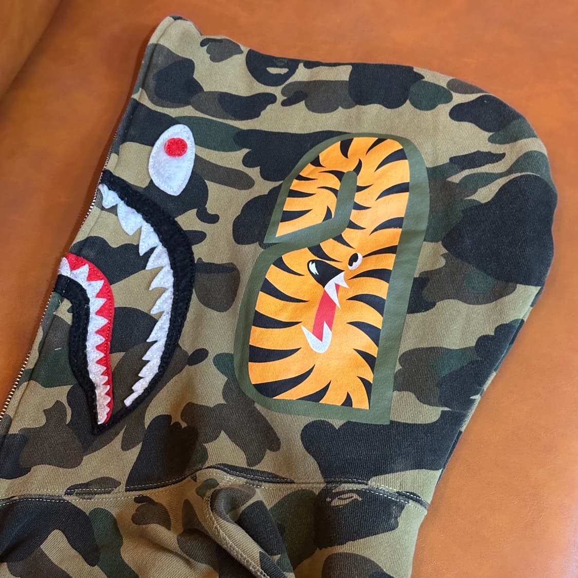 베이프 카모 샤크 후드 집업  상품이미지7