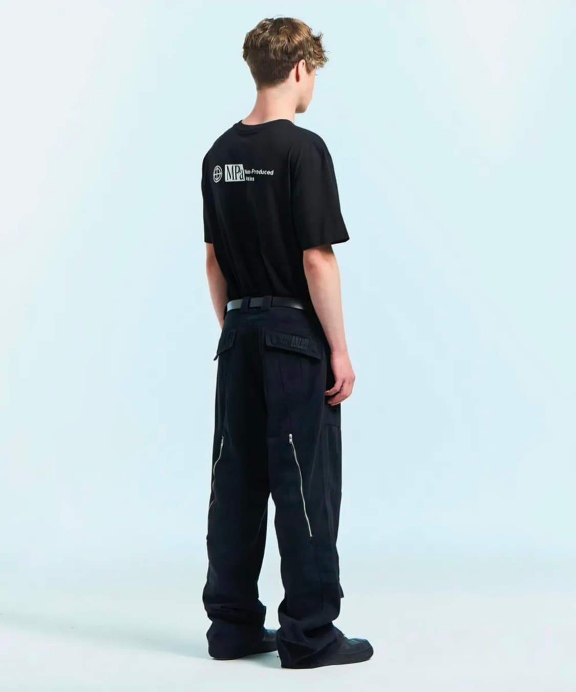 플라스틱프로덕트 MPa WAVE ZIPPER PANTS (BLACK) M 상품이미지1