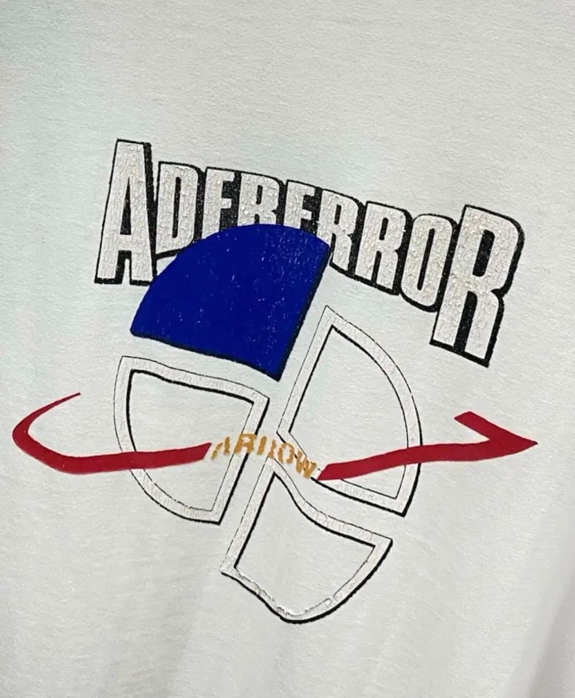 아더에러 ADER 슬라이스 로고 반팔 티셔츠 L-XL 상품이미지3