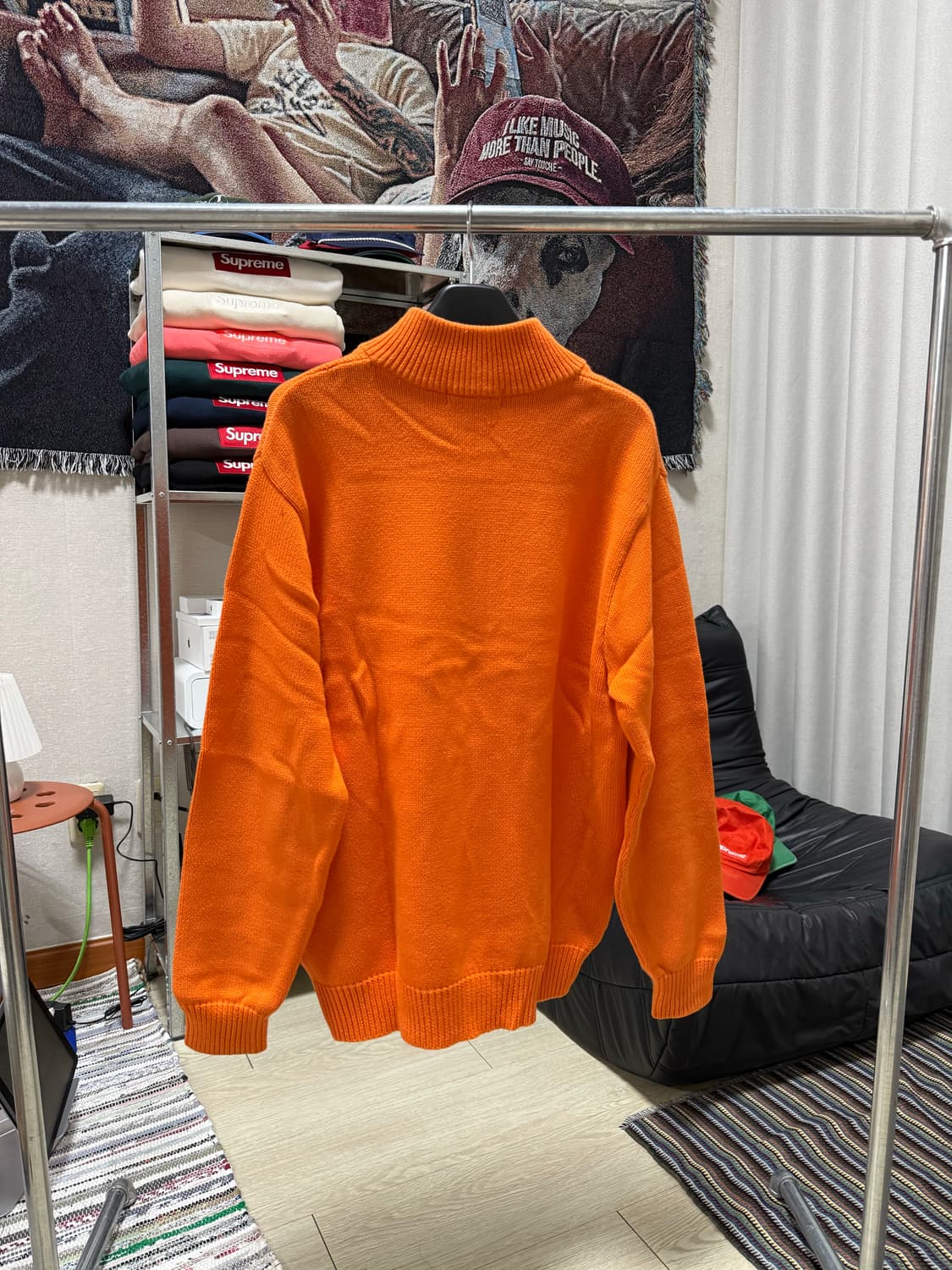 슈프림 반집업 니트 상품이미지2