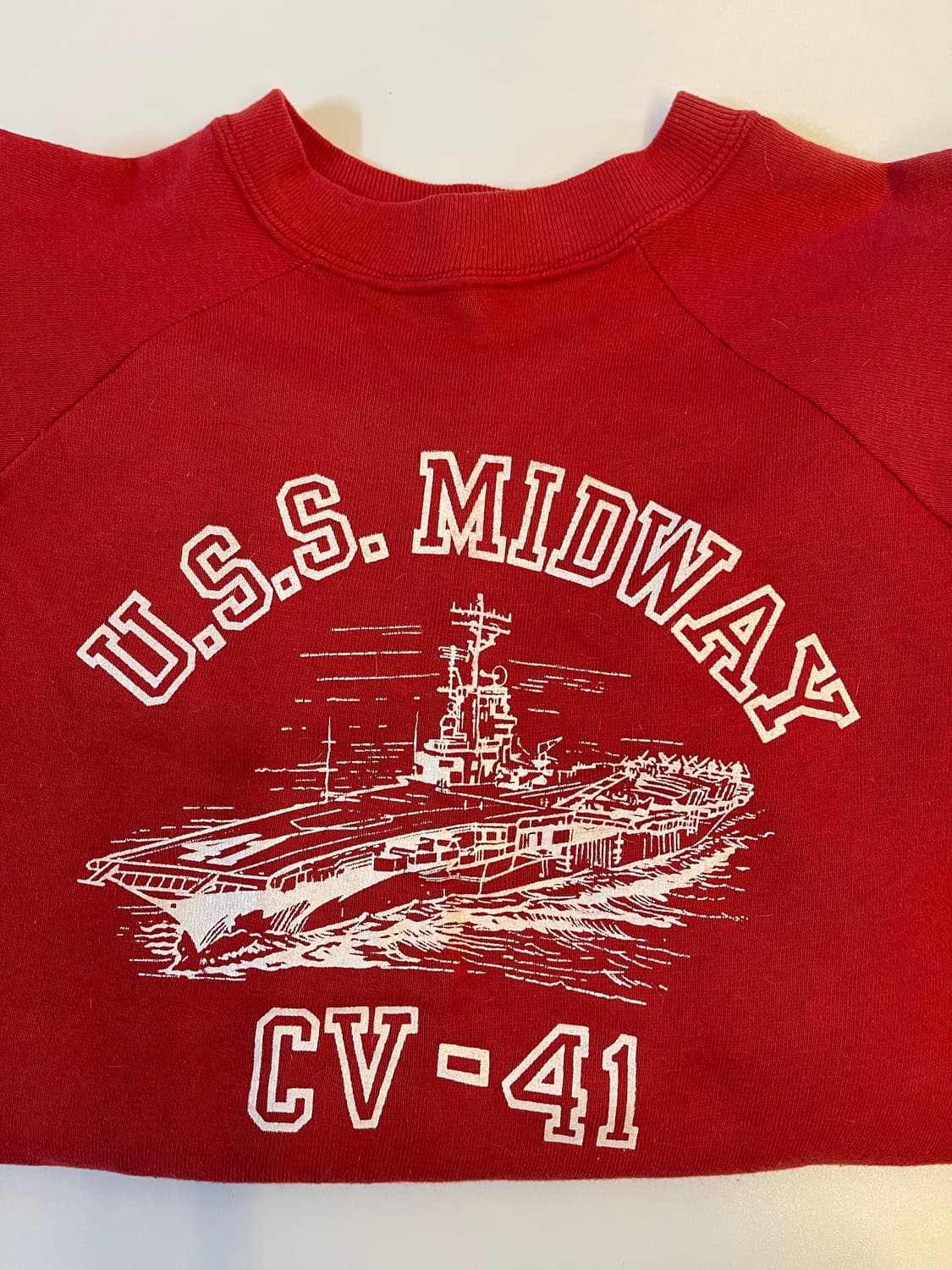 Rare vintage uss midway cv-41 스웻셔츠 XL  상품이미지2