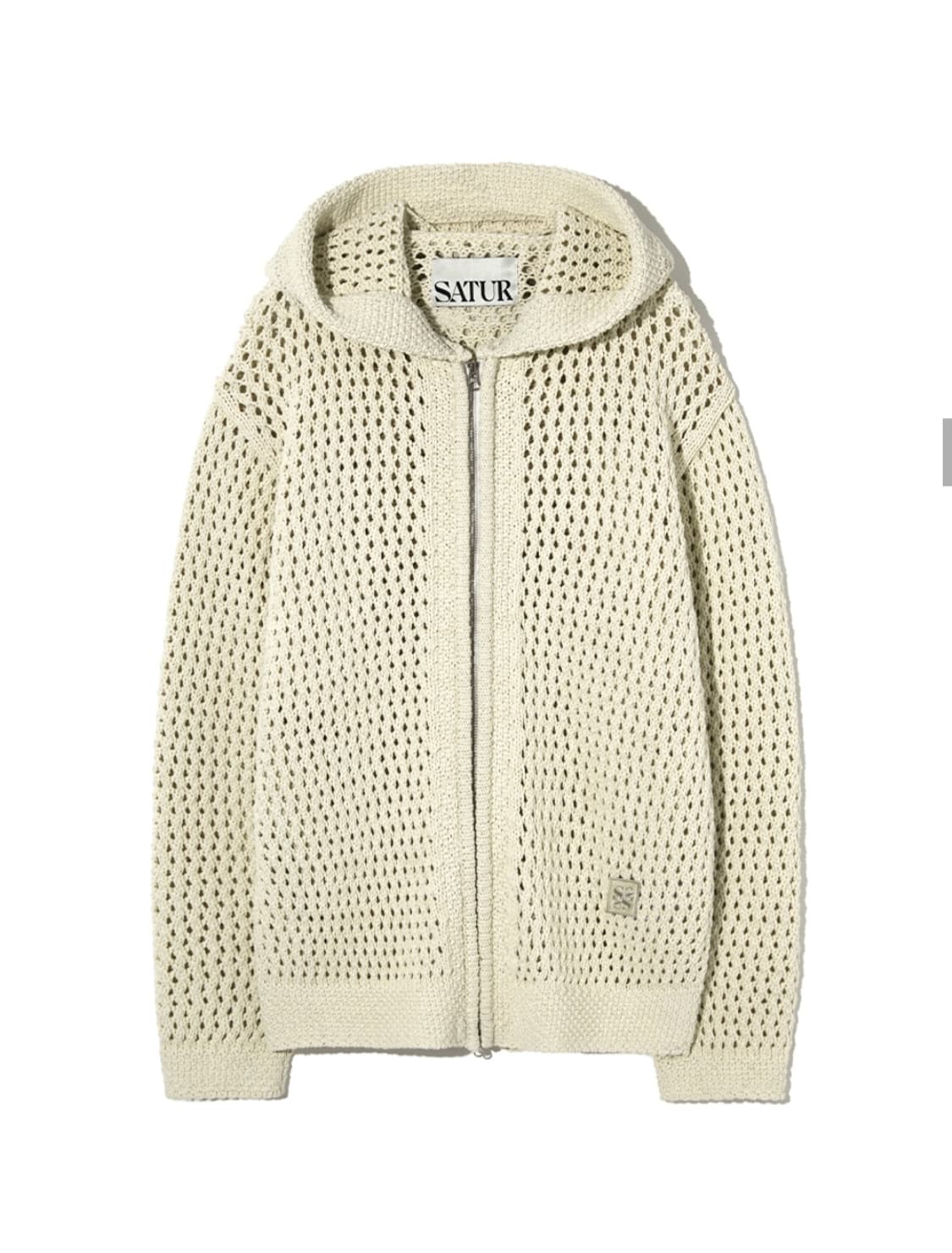 세터 헤비코튼메쉬후드집업니트 상품이미지3