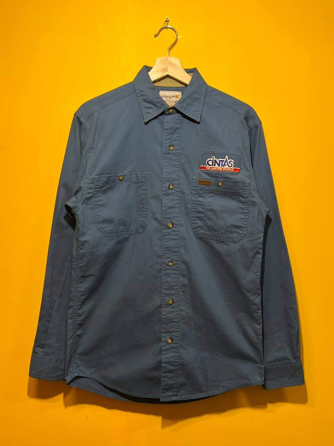 [S] 칼하트 Cintas 컴퍼니 유니폼 워크 셔츠 빈티지 상품이미지1
